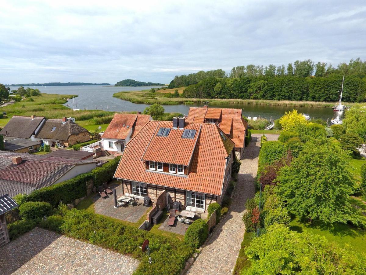 Fachwerkhaeuser Seedorf - Haushaelfte "Sophie Charlott" Mit Kamin Und Terrasse Seedorf (Rugen) Exterior foto