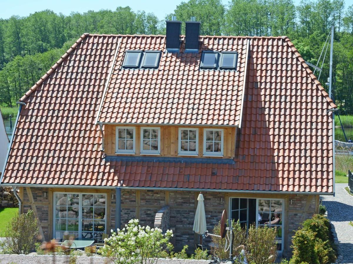Fachwerkhaeuser Seedorf - Haushaelfte "Sophie Charlott" Mit Kamin Und Terrasse Seedorf (Rugen) Exterior foto