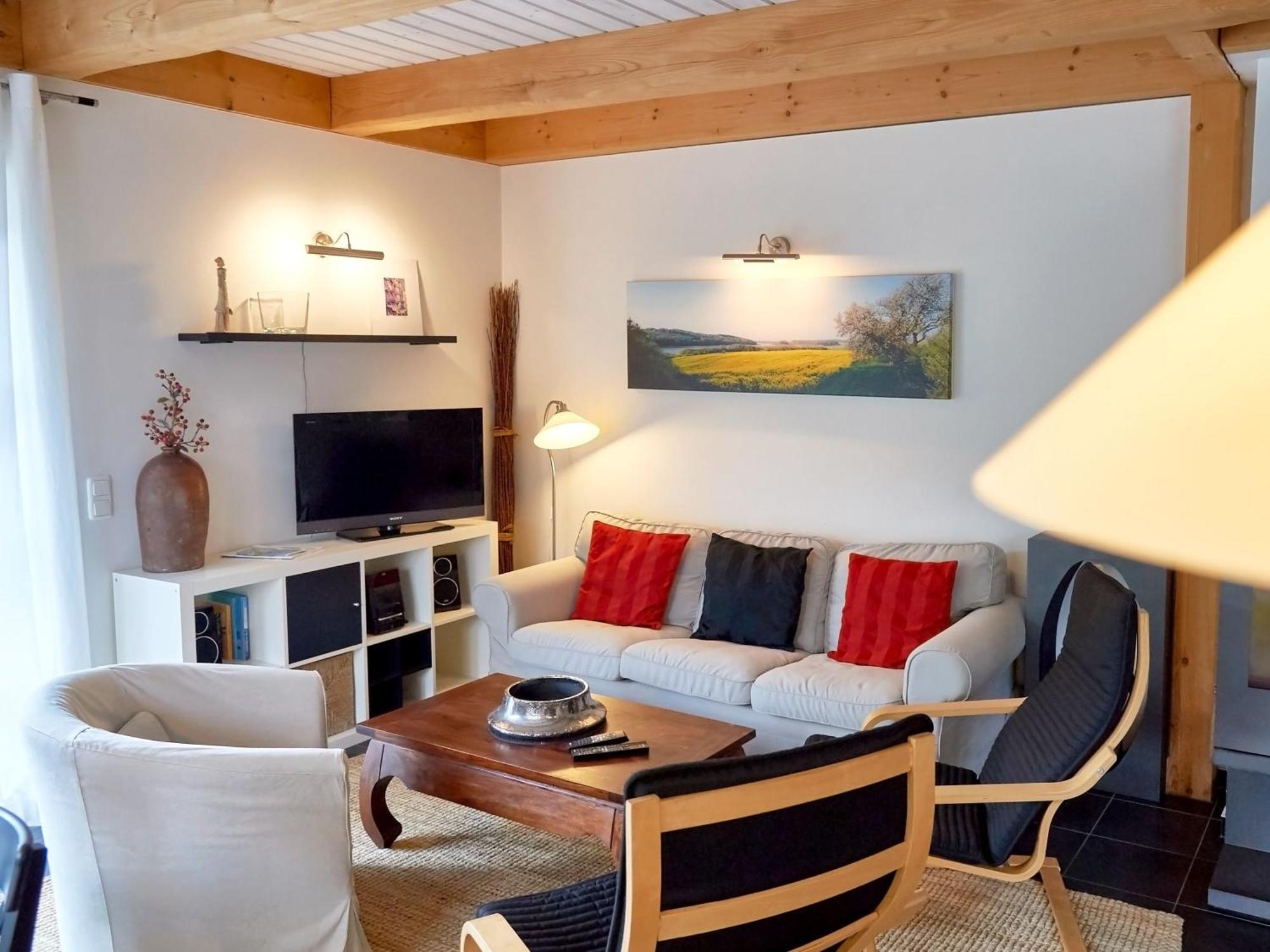 Fachwerkhaeuser Seedorf - Haushaelfte "Sophie Charlott" Mit Kamin Und Terrasse Seedorf (Rugen) Exterior foto